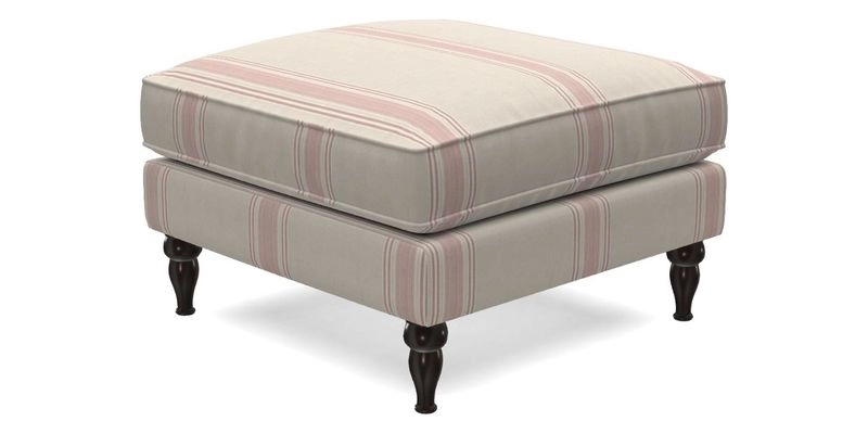 Cooksbridge Standard Footstool in Two Tone Plain Biscuit