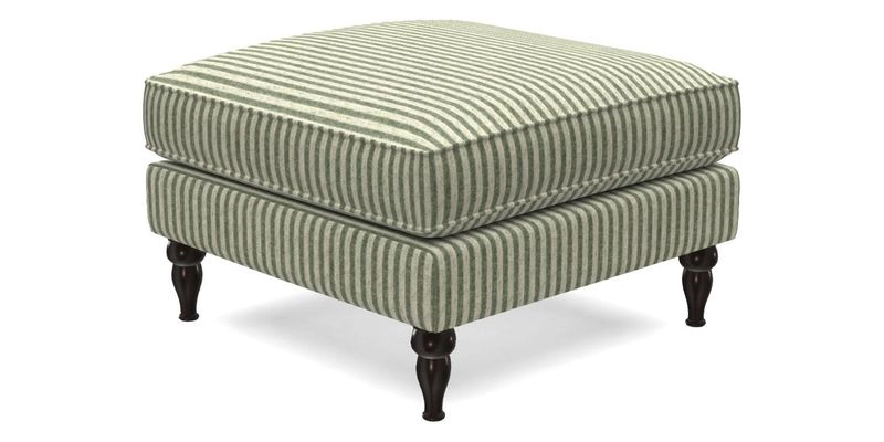 Cooksbridge Standard Footstool in Two Tone Plain Biscuit