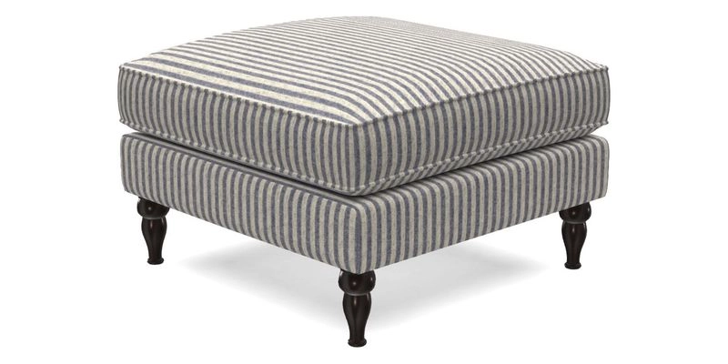 Cooksbridge Standard Footstool in Two Tone Plain Biscuit