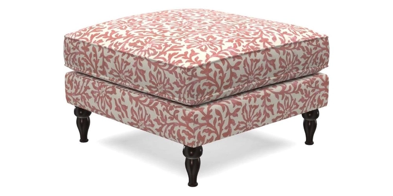 Cooksbridge Standard Footstool in Two Tone Plain Biscuit