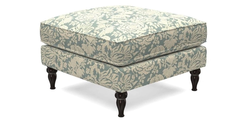 Cooksbridge Standard Footstool in Two Tone Plain Biscuit