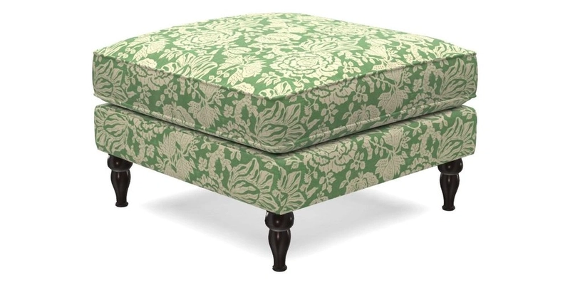 Cooksbridge Standard Footstool in Two Tone Plain Biscuit