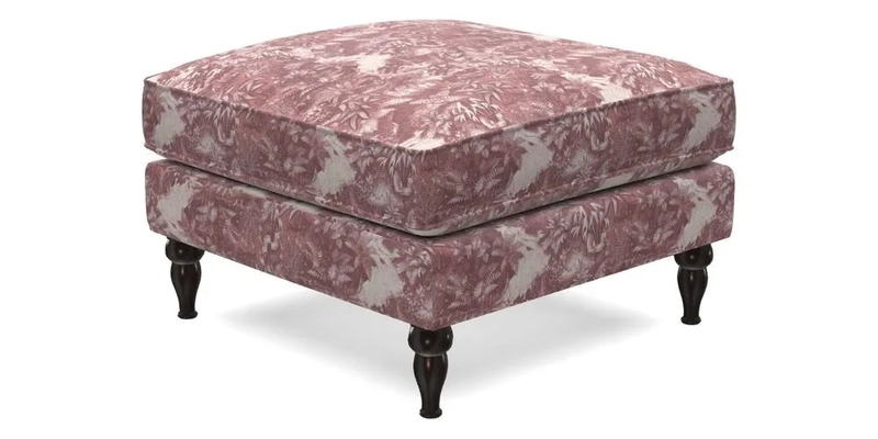 Cooksbridge Standard Footstool in Two Tone Plain Biscuit