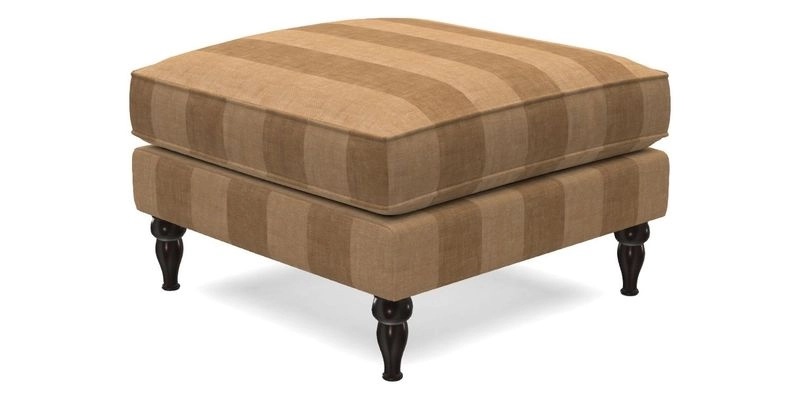 Cooksbridge Standard Footstool in Two Tone Plain Biscuit
