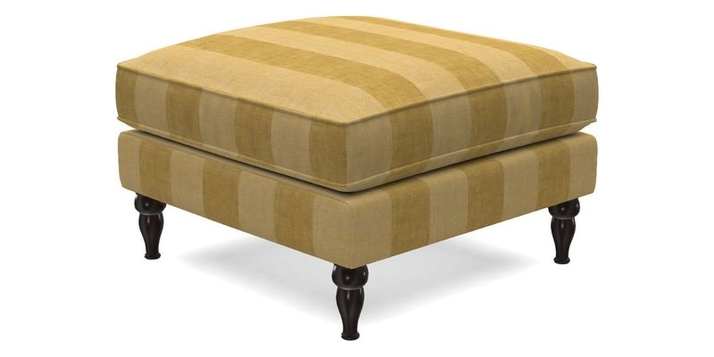 Cooksbridge Standard Footstool in Two Tone Plain Biscuit