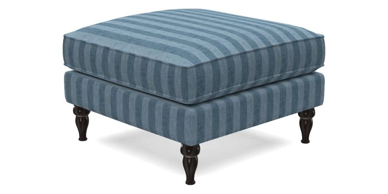 Cooksbridge Standard Footstool in Two Tone Plain Biscuit