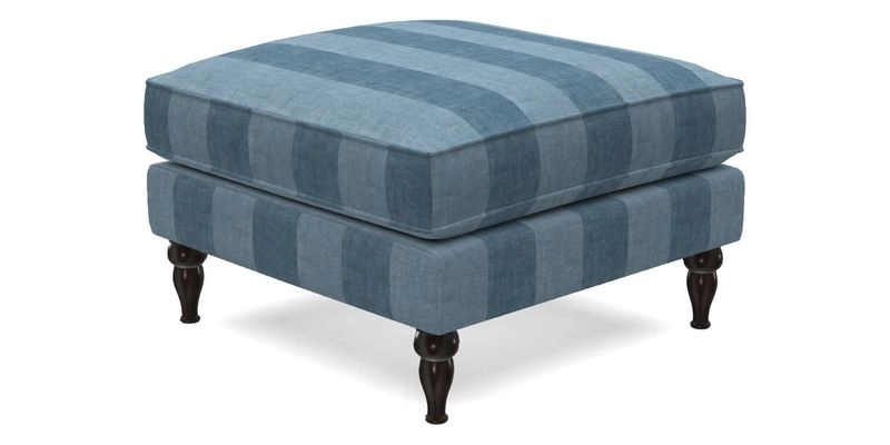 Cooksbridge Standard Footstool in Two Tone Plain Biscuit