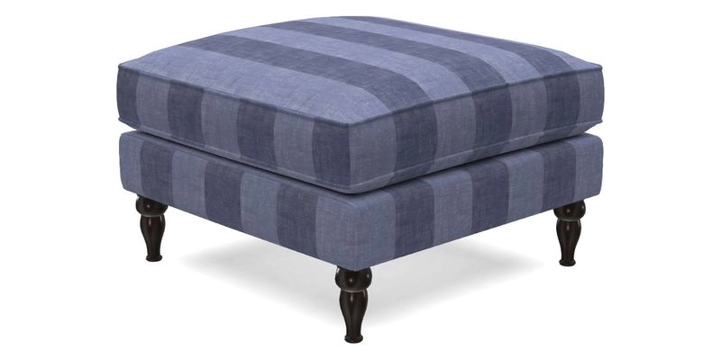 Cooksbridge Standard Footstool in Two Tone Plain Biscuit