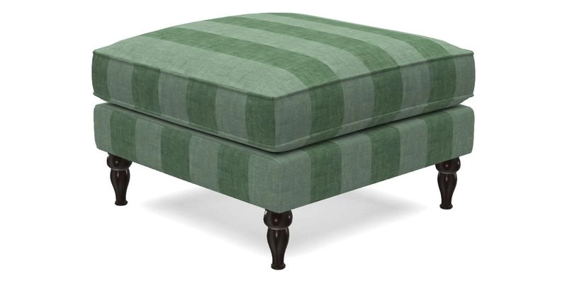 Cooksbridge Standard Footstool in Two Tone Plain Biscuit