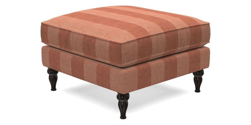Cooksbridge Standard Footstool in Two Tone Plain Biscuit