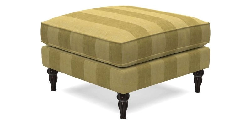 Cooksbridge Standard Footstool in Two Tone Plain Biscuit
