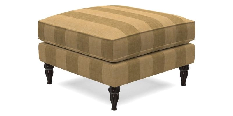 Cooksbridge Standard Footstool in Two Tone Plain Biscuit