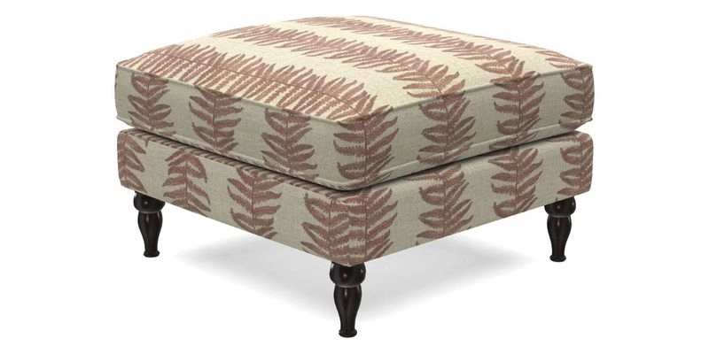 Cooksbridge Standard Footstool in Two Tone Plain Biscuit