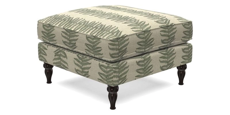 Cooksbridge Standard Footstool in Two Tone Plain Biscuit