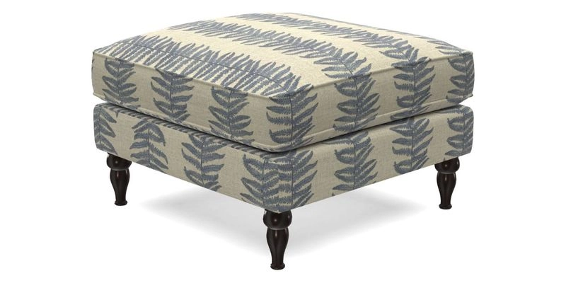 Cooksbridge Standard Footstool in Two Tone Plain Biscuit