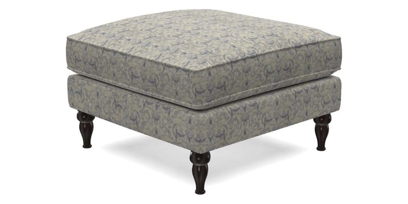 Cooksbridge Standard Footstool in Two Tone Plain Biscuit