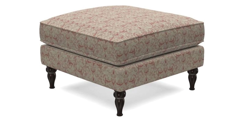 Cooksbridge Standard Footstool in Two Tone Plain Biscuit