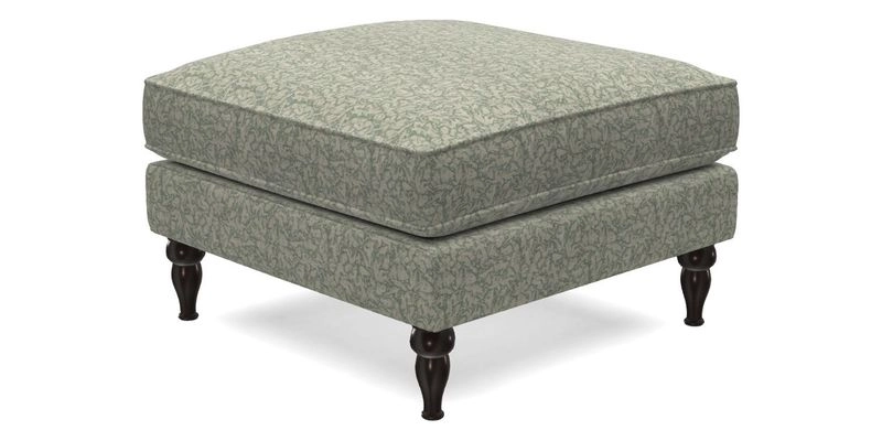 Cooksbridge Standard Footstool in Two Tone Plain Biscuit