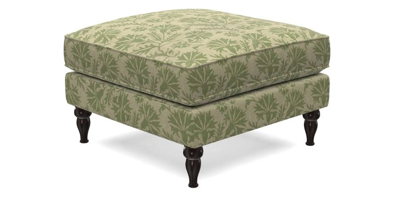 Cooksbridge Standard Footstool in Two Tone Plain Biscuit