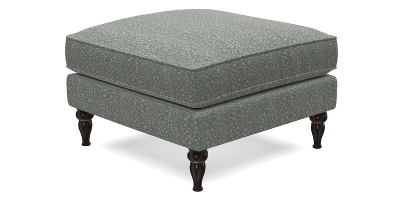 Cooksbridge Standard Footstool in Two Tone Plain Biscuit