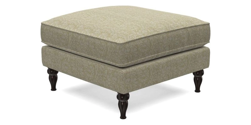 Cooksbridge Standard Footstool in Two Tone Plain Biscuit