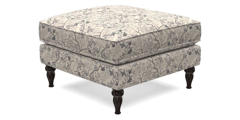 Cooksbridge Standard Footstool in Two Tone Plain Biscuit