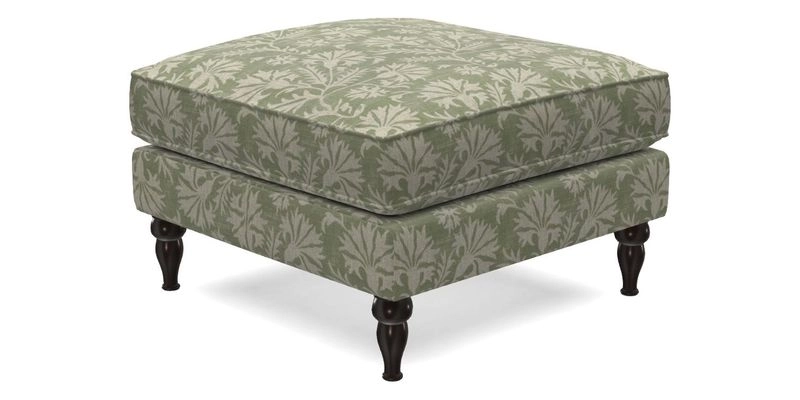 Cooksbridge Standard Footstool in Two Tone Plain Biscuit