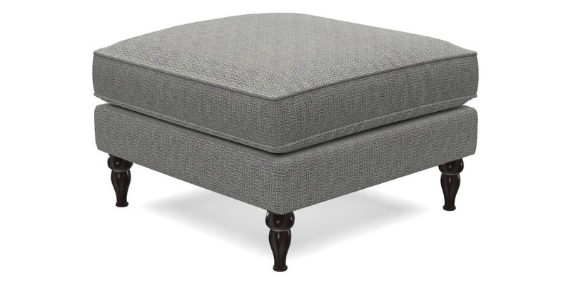 Cooksbridge Standard Footstool in Two Tone Plain Biscuit