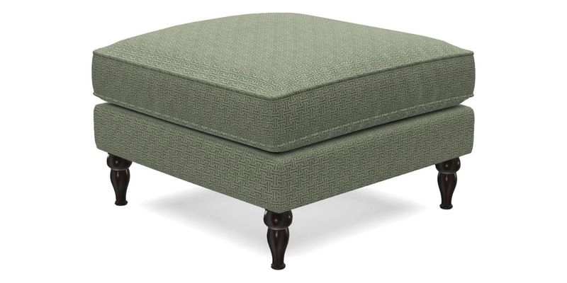 Cooksbridge Standard Footstool in Two Tone Plain Biscuit
