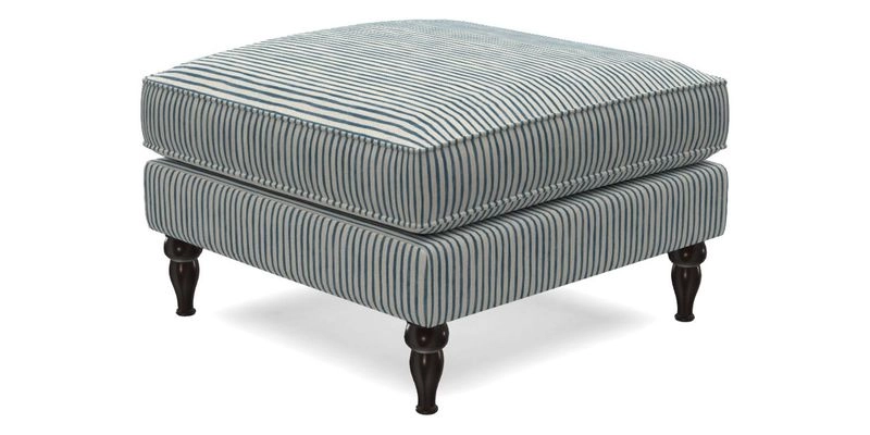 Cooksbridge Standard Footstool in Two Tone Plain Biscuit