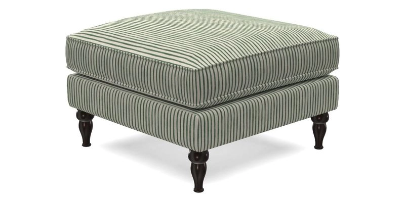 Cooksbridge Standard Footstool in Two Tone Plain Biscuit