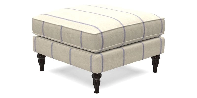 Cooksbridge Standard Footstool in Two Tone Plain Biscuit