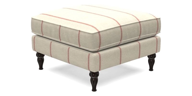 Cooksbridge Standard Footstool in Two Tone Plain Biscuit