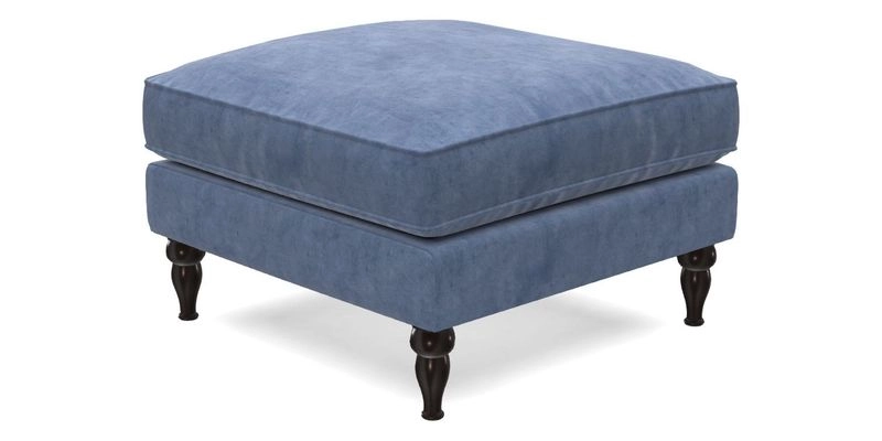 Cooksbridge Standard Footstool in Two Tone Plain Biscuit