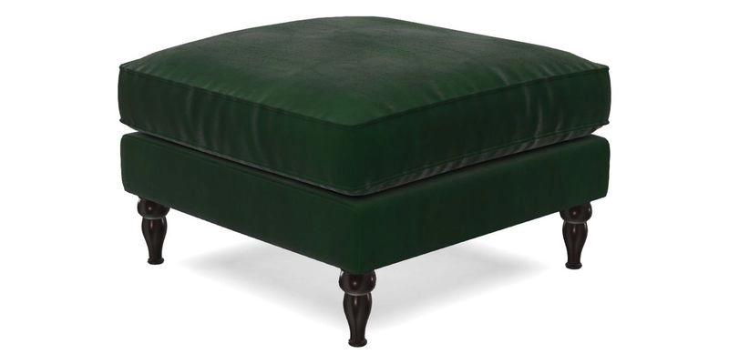 Cooksbridge Standard Footstool in Two Tone Plain Biscuit