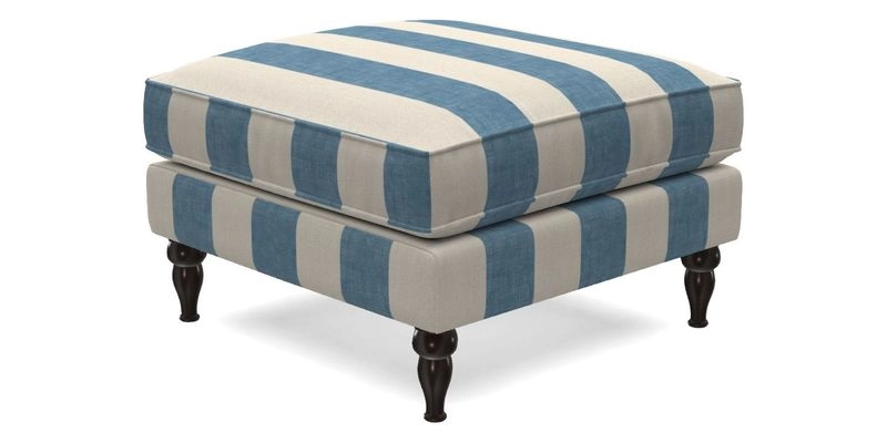 Cooksbridge Standard Footstool in Two Tone Plain Biscuit