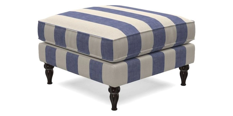 Cooksbridge Standard Footstool in Two Tone Plain Biscuit