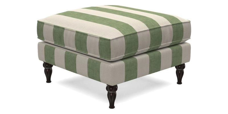 Cooksbridge Standard Footstool in Two Tone Plain Biscuit