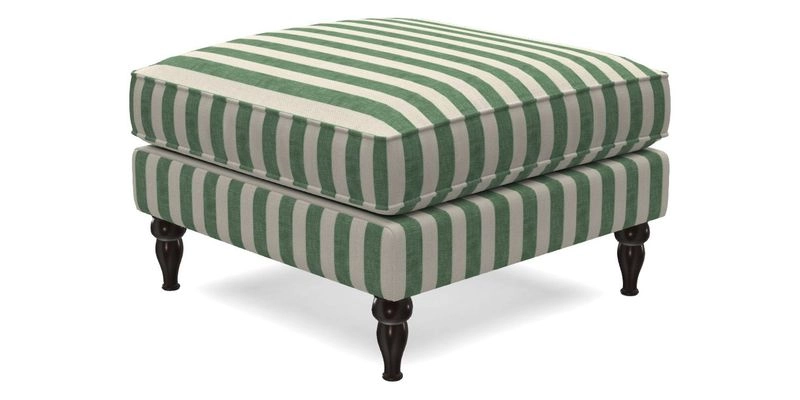 Cooksbridge Standard Footstool in Two Tone Plain Biscuit