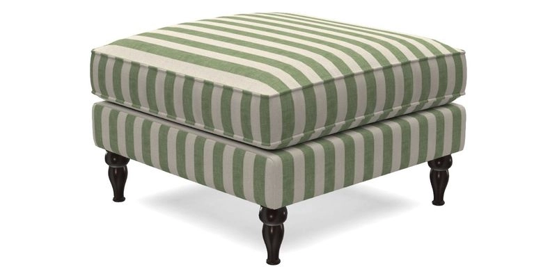 Cooksbridge Standard Footstool in Two Tone Plain Biscuit