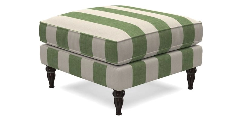 Cooksbridge Standard Footstool in Two Tone Plain Biscuit