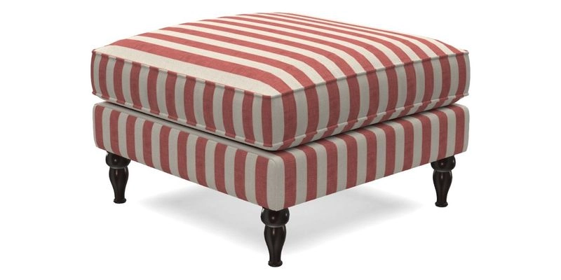 Cooksbridge Standard Footstool in Two Tone Plain Biscuit