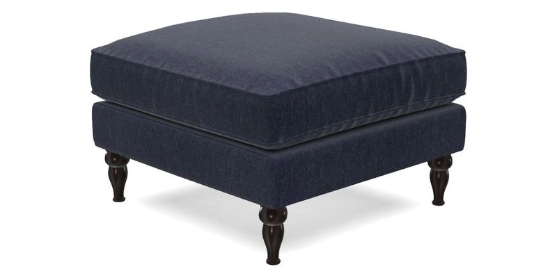 Cooksbridge Standard Footstool in Two Tone Plain Biscuit