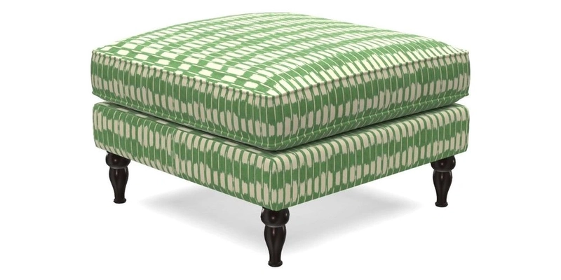 Cooksbridge Standard Footstool in Two Tone Plain Biscuit
