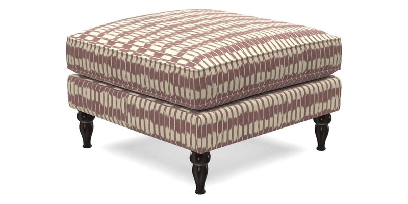 Cooksbridge Standard Footstool in Two Tone Plain Biscuit
