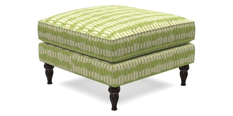 Cooksbridge Standard Footstool in Two Tone Plain Biscuit