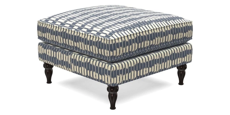 Cooksbridge Standard Footstool in Two Tone Plain Biscuit