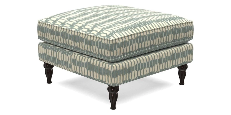 Cooksbridge Standard Footstool in Two Tone Plain Biscuit