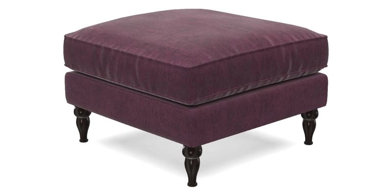 Cooksbridge Standard Footstool in Two Tone Plain Biscuit