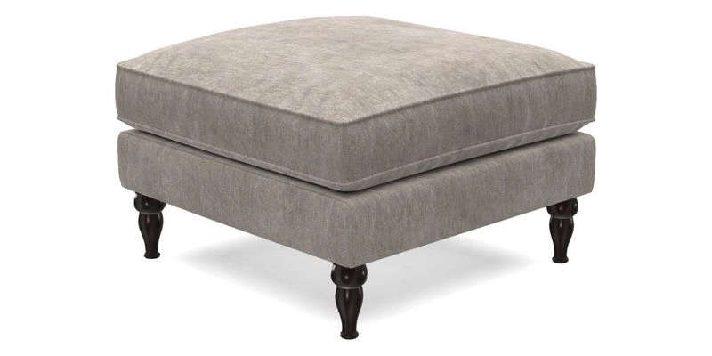 Cooksbridge Standard Footstool in Two Tone Plain Biscuit